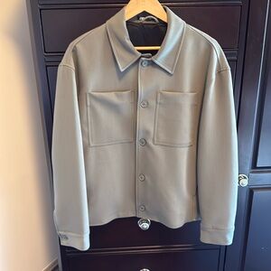 Zara Gray Green Men's Shirt